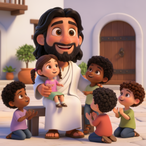 jesus with children